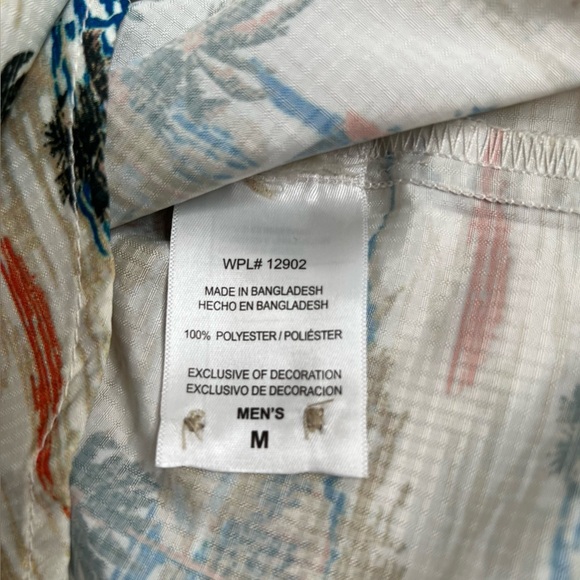 The American Outdoorsman Mens  Shirt  Cool Technology Palm Tree Print Size M - Picture 4 of 10